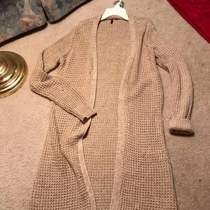 Long cardigan sweater